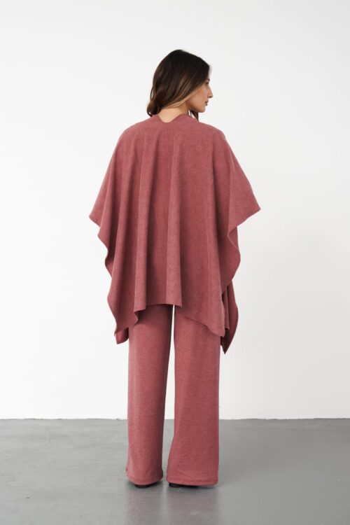 Ruana Rapsodia Bordo