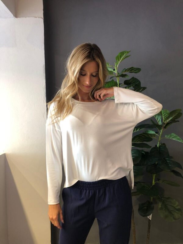 Confort Manga Irregular Larga