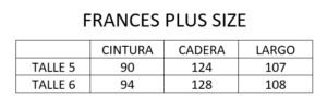 Frances Plus Size sastrero frances 2
