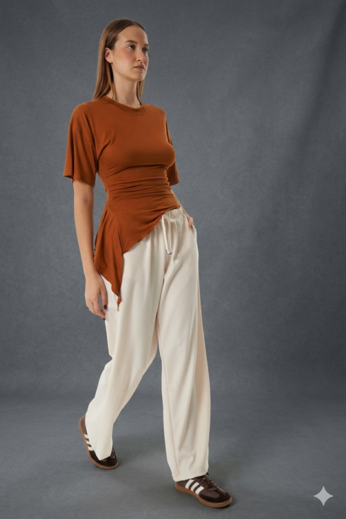 3 x 45 mil Pantalon Palazzo Lana