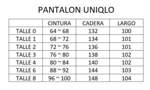 Uniqlo Plus Size pantalon uniqlo