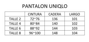 PANTALON UNIQLO 300x141