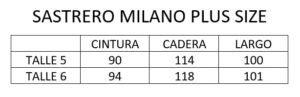 Milano Plus Size sastrero milano 2